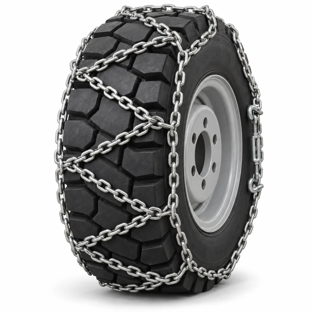 7.00-12 Цепи противоскольжения «Сота (Зигзаг)» 8/6 мм для вилочных погрузчиков